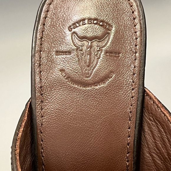 Frye Boots Goldie Mule Womens 8M Brown Leather Platform Heels Shoes Retro Y2K - Picture 4 of 12